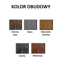 Schodki do jacuzzi - brązowe