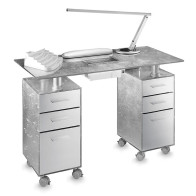 GLASS 193 Stolik do manicure podwójny