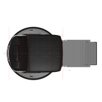 HUGO Fotel barberski