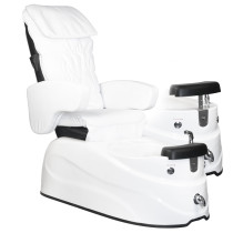 Fotel pedicure spa AS-122 white z funkcją masażu i pompą 