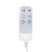 Fotel kosmetyczny elektr. Lux biały 