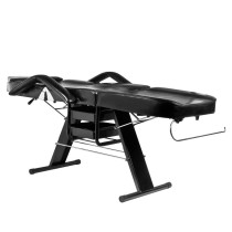 Fotel kosmetyczny A202 z kuwetami czarny 