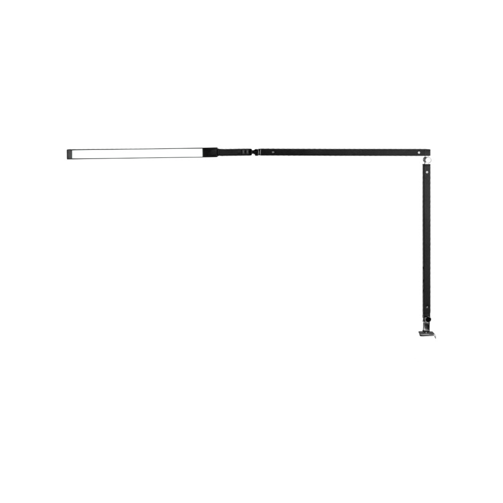 Lampa led 3-ramienna na biurko czarna