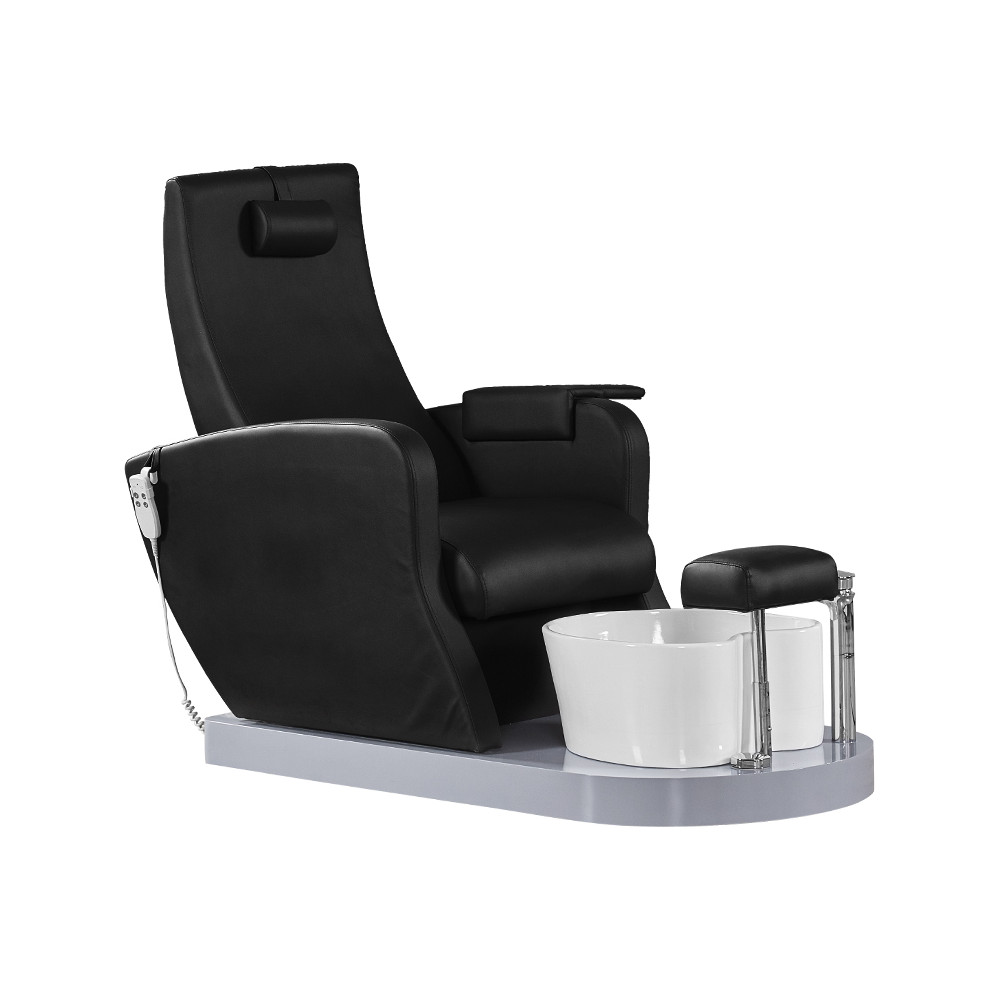 Fotel spa do pedicure Azzurro 016A czarny z hydromasażem