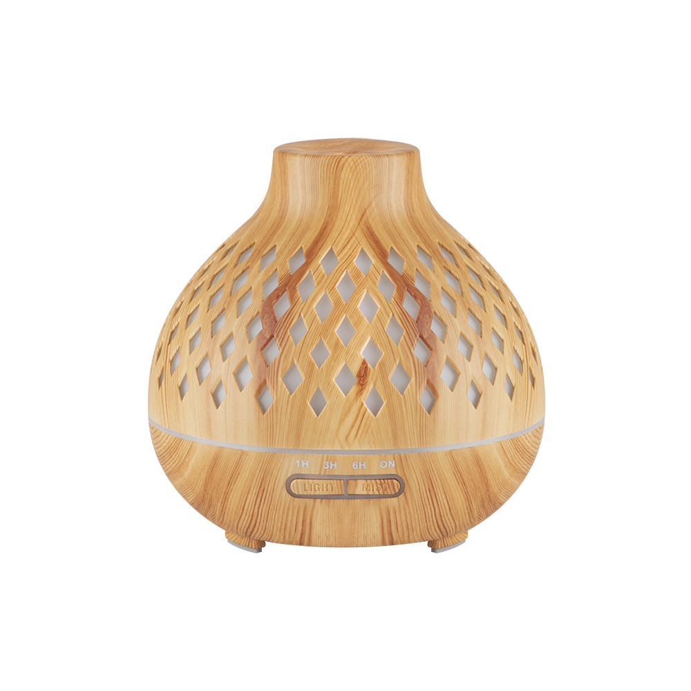 Aroma dyfuzor nawilżacz powietrza spa 10 light wood 400 ml + timer 