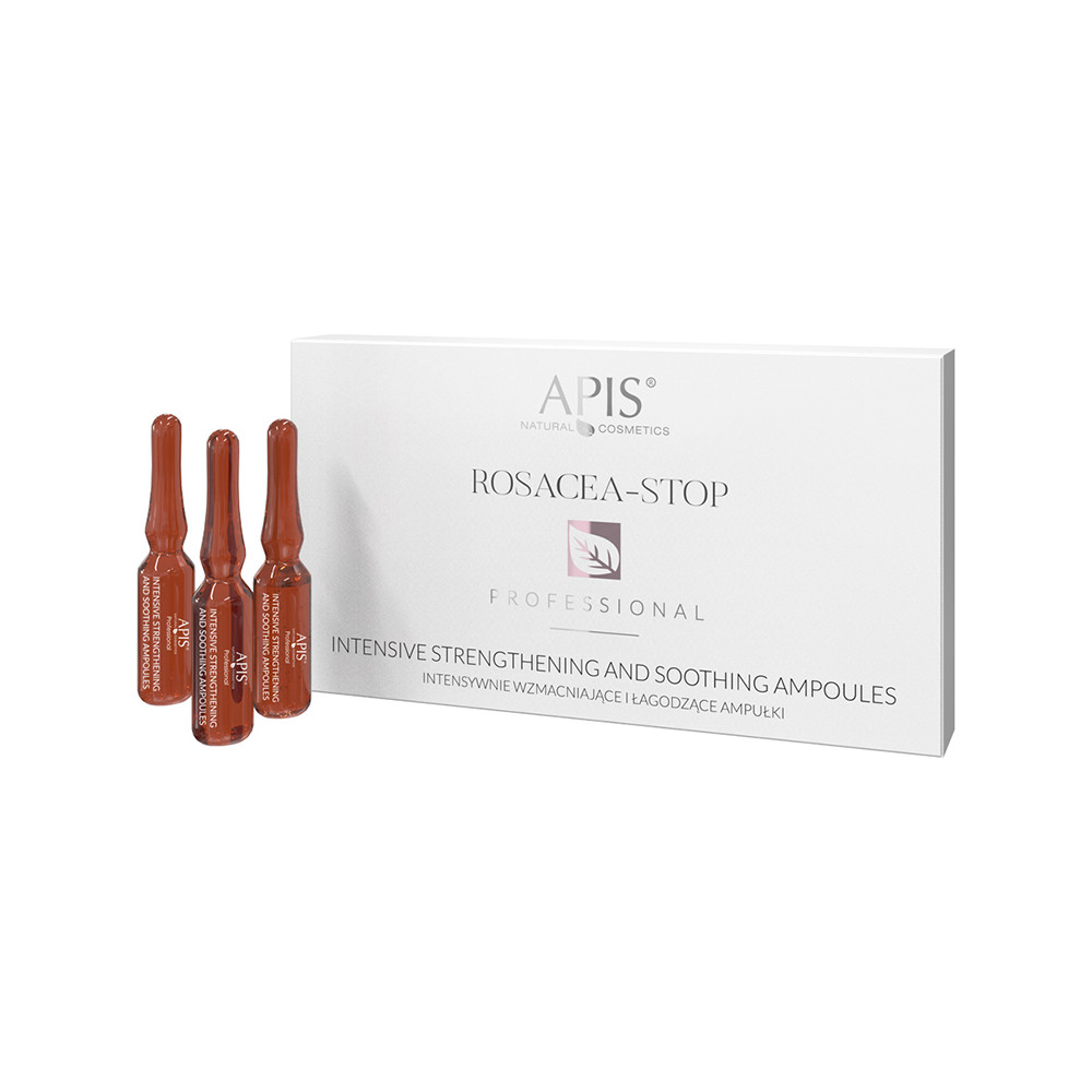 Apis rosacea- stop intensywnie wzamcniające i łagodzące ampułki 10 x 3 ml