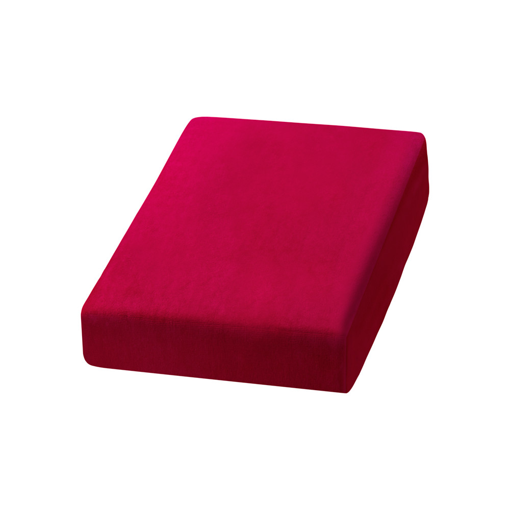 Prześcieradło welur fuksja