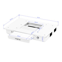 Biurko kosmetyczne MOMO L03 z pochłaniaczem 