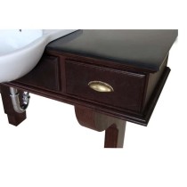 EMPIRE Konsoleta barberska dwustanowiskowa