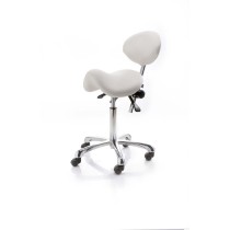 1025 Taboret kosmetyczny typu siodło kolor czarny lub szary