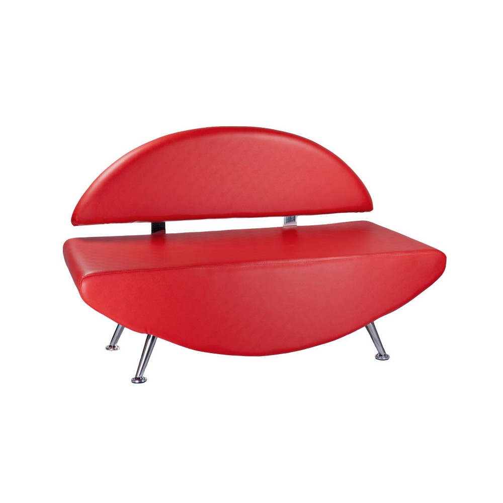 Kanapa do poczekalni Carini BD-6710 czerwona