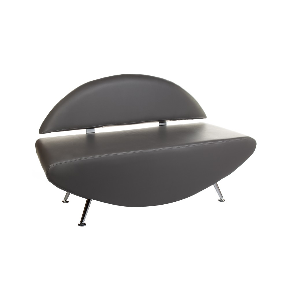 Kanapa do poczekalni Carini BD-6710 szara