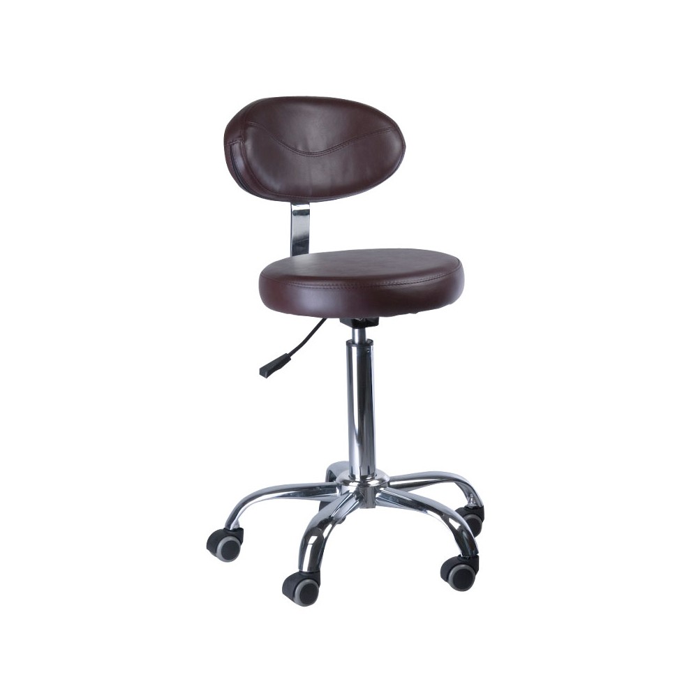 Taboret kosmetyczny z opar. BD-9934 brązow