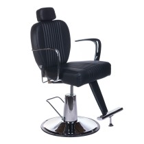 Fotel barberski BJORN BH-3318 Czarny matowy