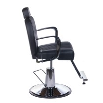 Fotel barberski BJORN BH-3318 Czarny matowy
