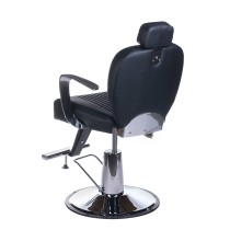Fotel barberski BJORN BH-3318 Czarny matowy
