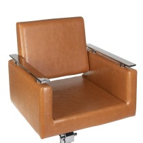 Fotel fryzjerski MILO BH-6333 jasno brązowy