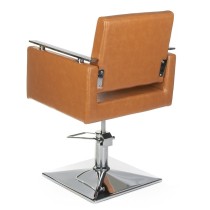 Fotel fryzjerski MILO BH-6333 jasno brązowy