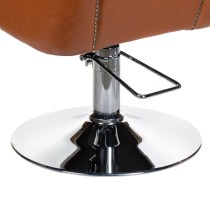 Fotel fryzjerski ALBERTO BH-8038 jasno brązowy