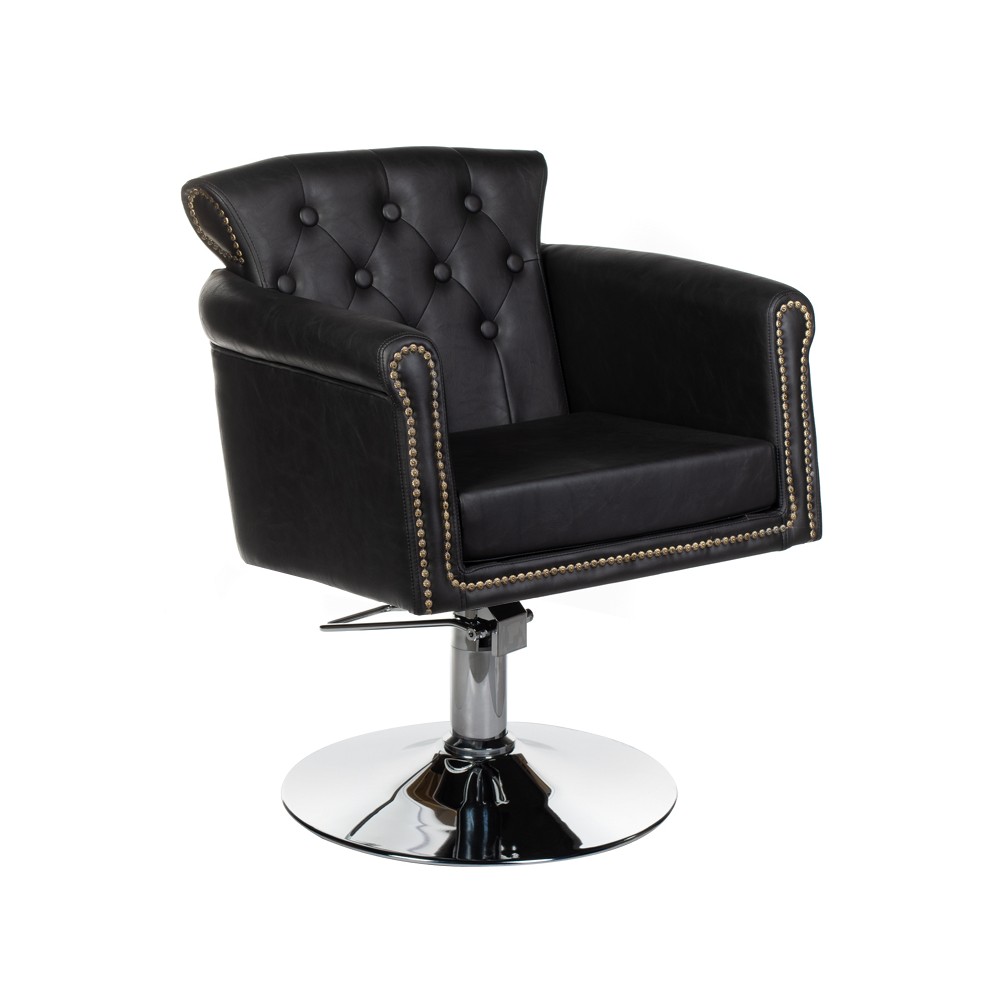Fotel fryzjerski ALBERTO BH-8038 czarny