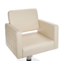 Fotel fryzjerski Ernesto kremowy BM-6302