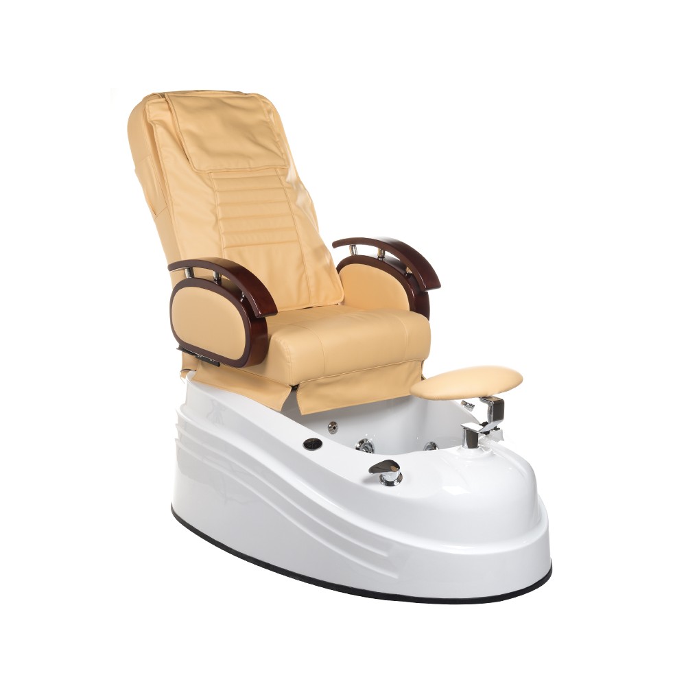 Fotel do pedicure z masażem BR-2307 Beżowy