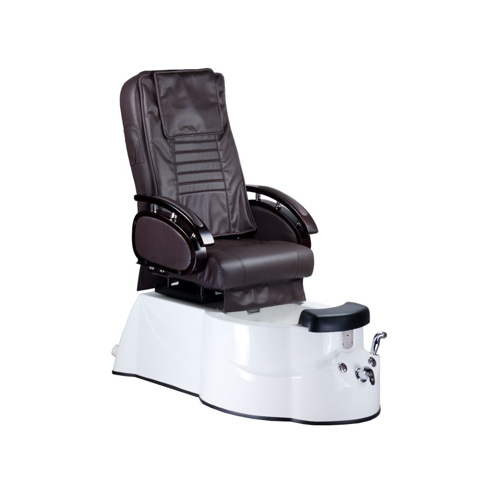 Fotel do pedicure z masażem BR-3820D Brązowy