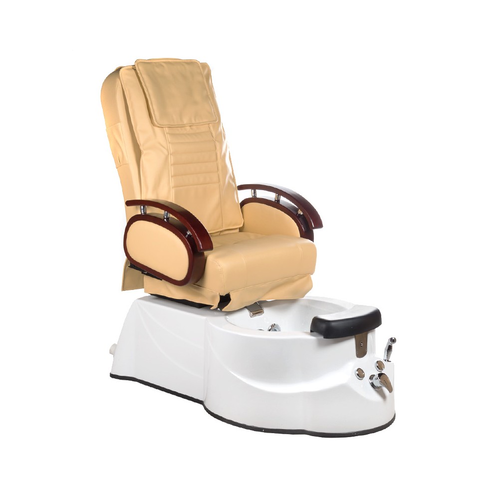 Fotel do pedicure z masażem BR-3820D Beżowy