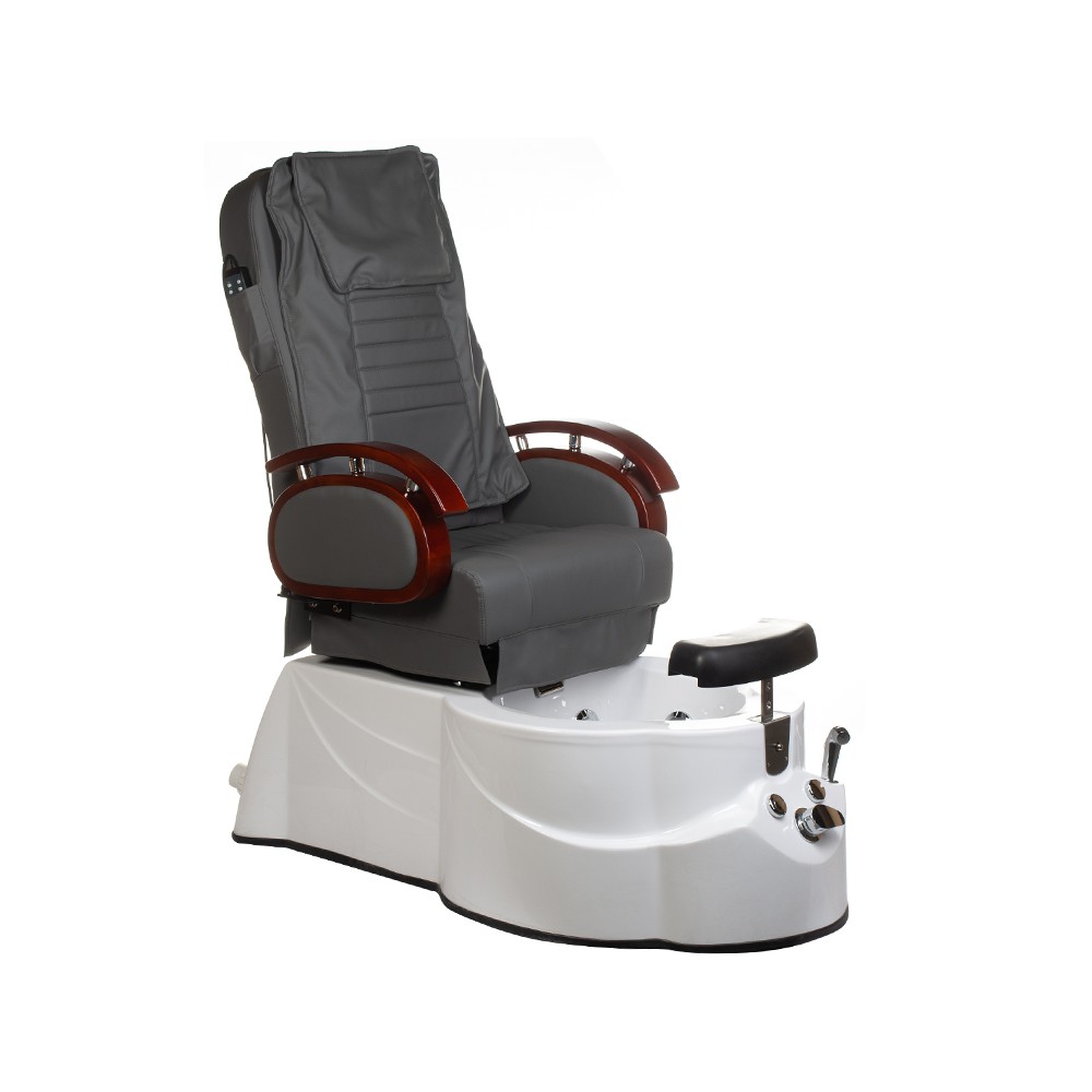 Fotel do pedicure z masażem BR-3820D Szary