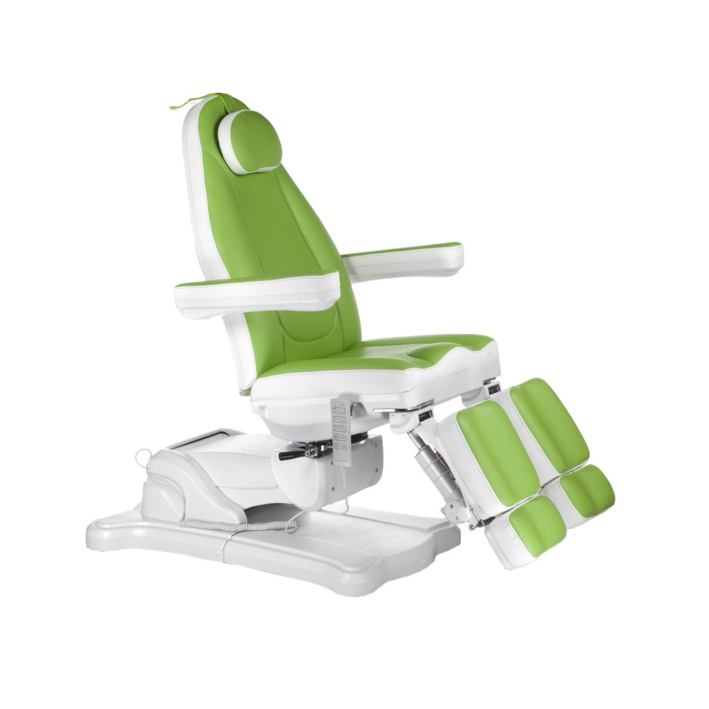 Elektryczny fotel kosmetyczny Mazaro BR-6672A Ziel