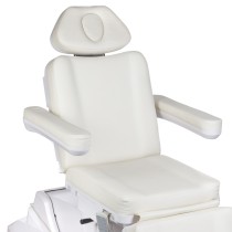 Elektryczny fotel kosmet podgrzewany BR-6686 biały