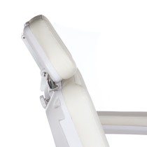 Elektryczny fotel kosmet podgrzewany BR-6686 biały