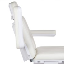 Elektryczny fotel kosmet podgrzewany BR-6686 biały