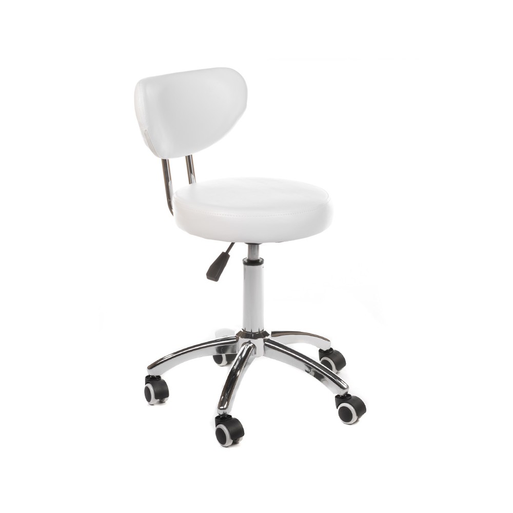 Taboret kosmetyczny BT-229 biały