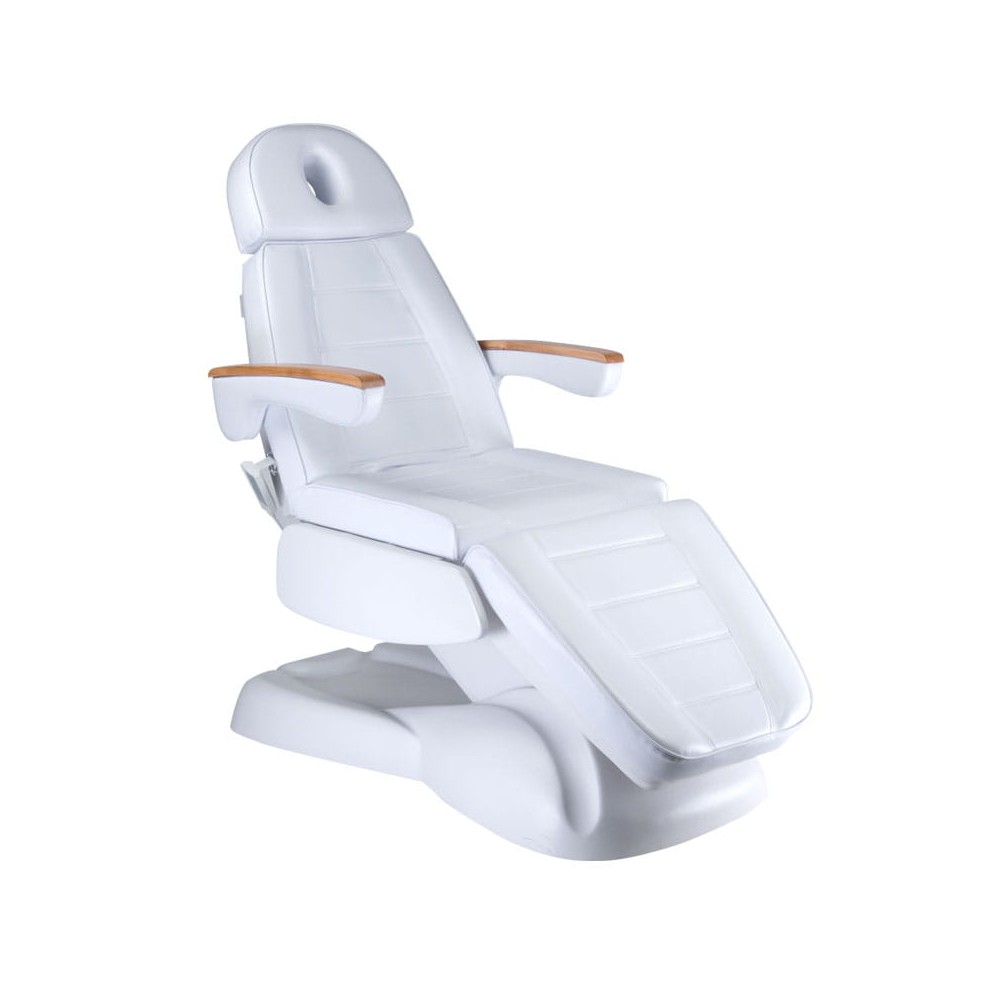 Fotel kosmetyczny elektryczny LUX BW-273B-4 Biały