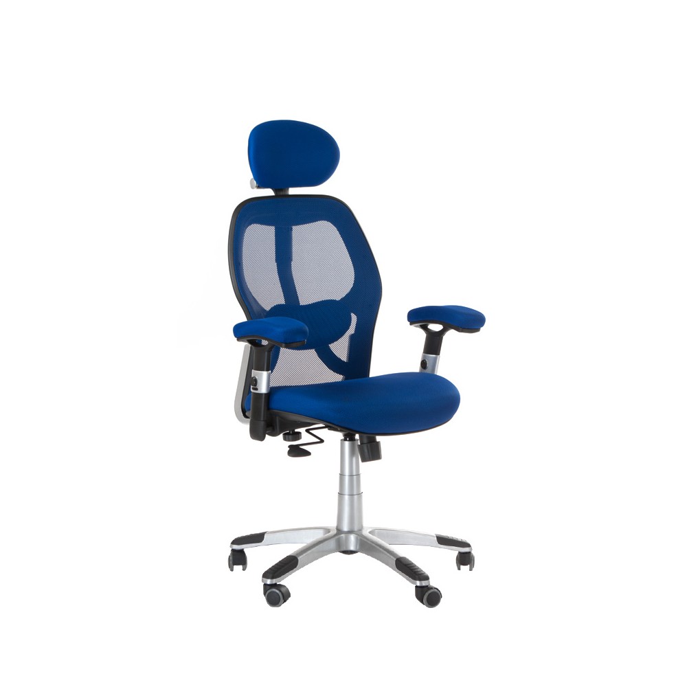 Fotel ergonomiczny CorpoComfort BX-4144 Niebieski