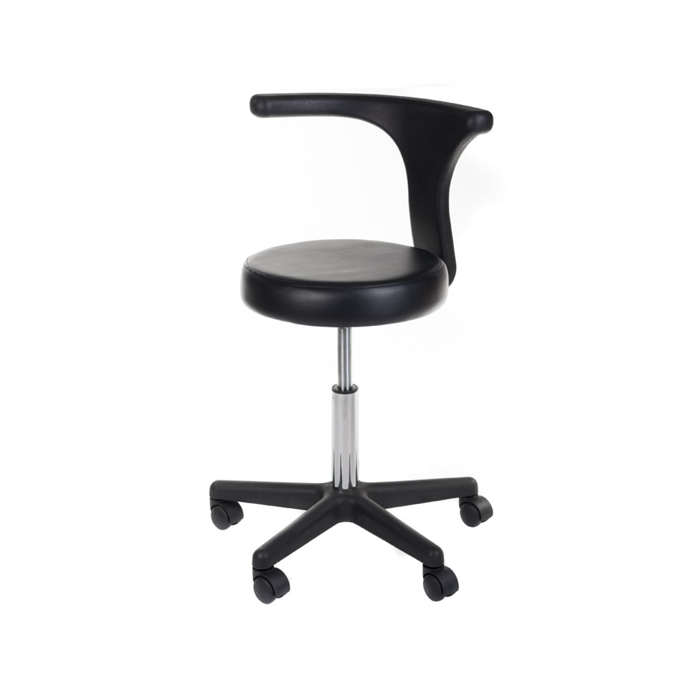 Taboret medyczny + podłokietnik NG-CH049 czarny