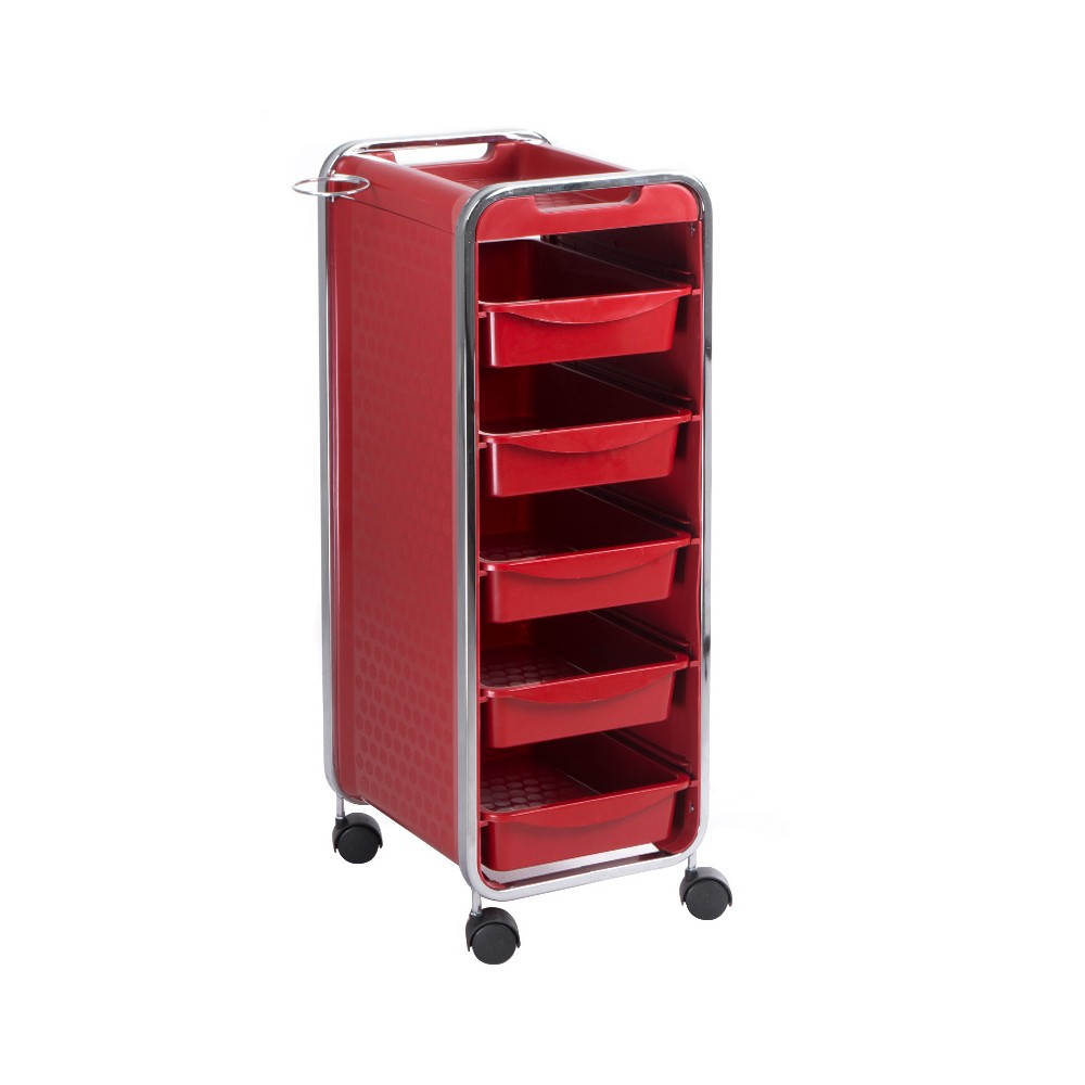 Pomocnik fryzjerski NG-ST005 czerwony