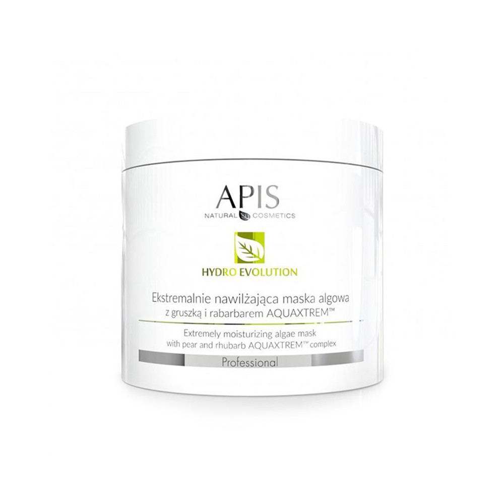 Apis hydro evolution ekstremalnie nawilżająca maska algowa z gruszką i rabarbarem aquaxtrem™ 200 g