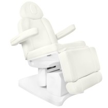 Fotel kosmetyczny elektryczny Azzurro 708A 4 silniki biały