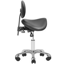 Taboret kosmetyczny 1025 czarny Giovanni 