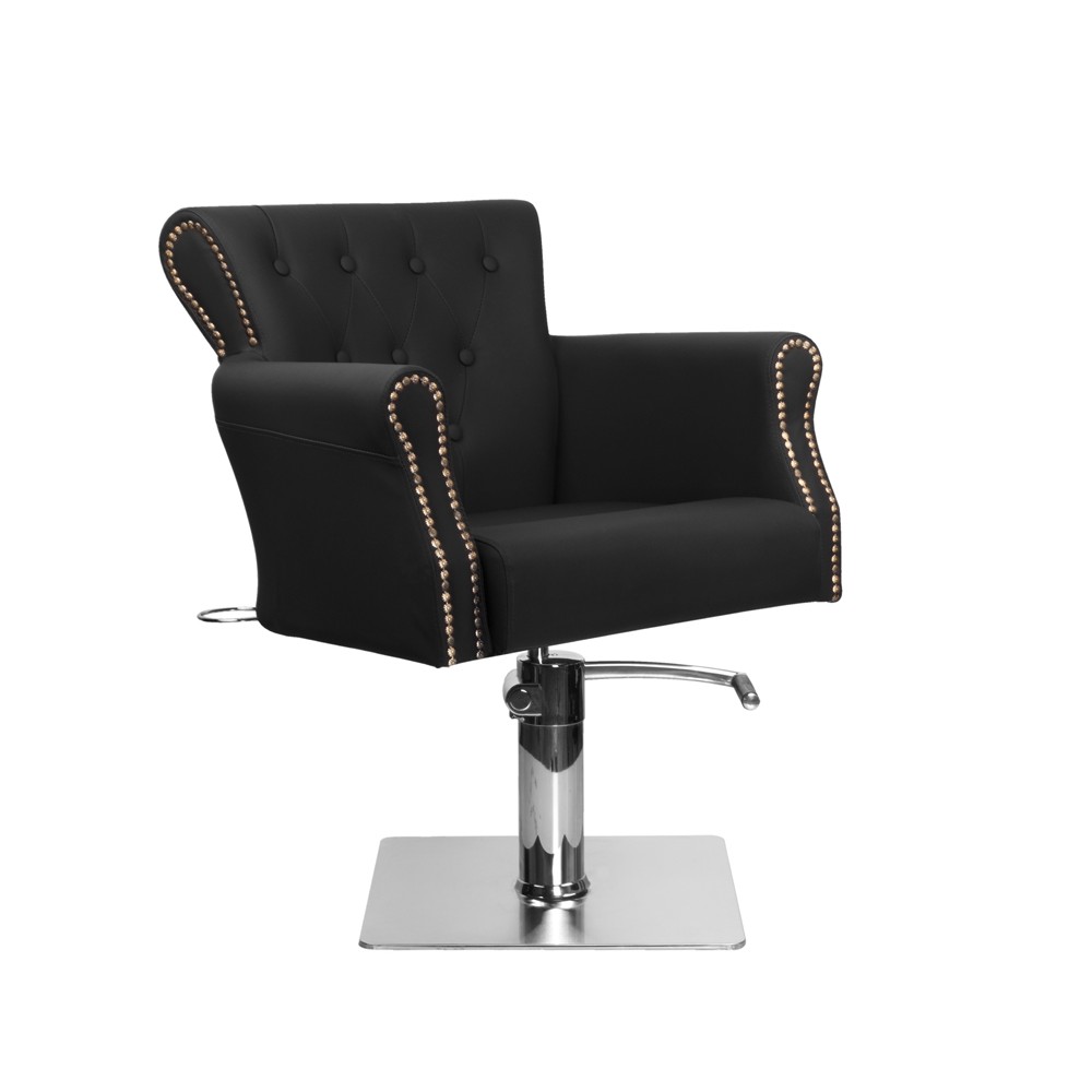 Fotel fryzjerski Hair System BER 8541 czarny