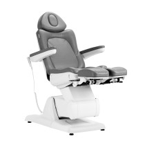 Fotel kosmetyczny do pedicure elektryczny Azzurro 870S 3 silniki szary