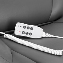 Fotel kosmetyczny do pedicure elektryczny Azzurro 870S 3 silniki szary