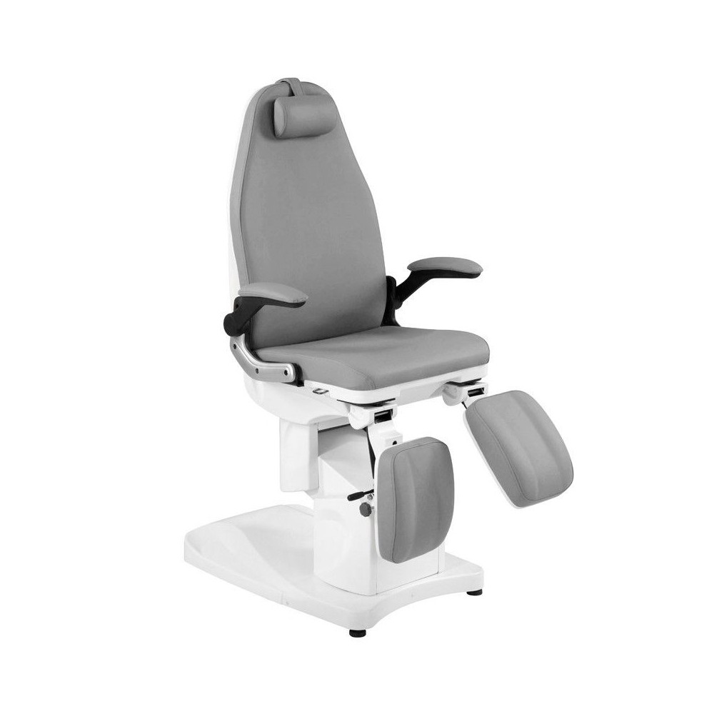 Fotel podologiczny elektryczny Azzurro 709A 3 silniki szary