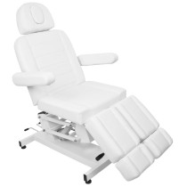 Fotel kosmetyczny elektryczny Azzurro 706 pedi 1 siln. biały