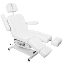 Fotel kosmetyczny elektryczny Azzurro 706 pedi 1 siln. biały