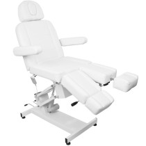 Fotel kosmetyczny elektryczny Azzurro 706 pedi 1 siln. biały