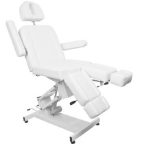 Fotel kosmetyczny elektryczny Azzurro 706 pedi 1 siln. biały