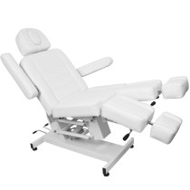 Fotel kosmetyczny elektryczny Azzurro 706 pedi 1 siln. biały